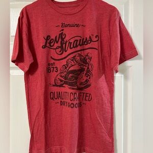 Retro Levi's Red Graphic T-Shirt